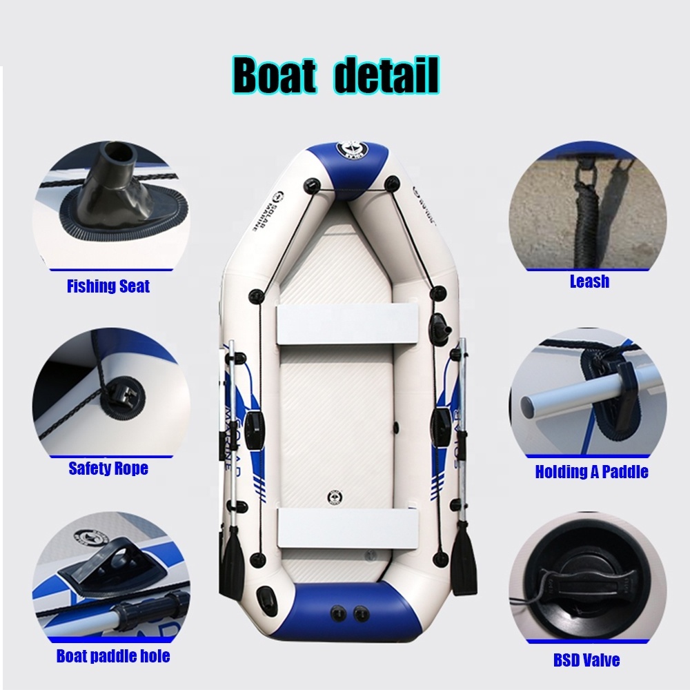 Inflatable rowing fishing boat rubber  large  sport  boats with motor kits ship from US,EU, RU OVERSEA WAREHOUSE