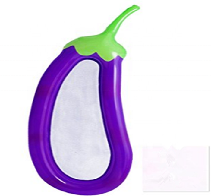 Oem Pool Float purple Eggplant shape  For Football Game  Pool Floats  eggplant Top Quality Pool Floats Soft