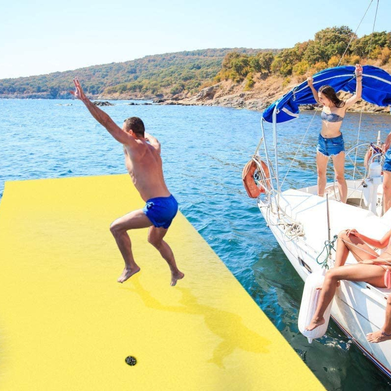 High quality custom floating foam mat water sports mat float,floating mats,ultimate floating oasis for family