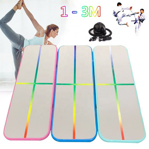 Hot sale inflatable gym mat inflatable air track for gymnastics Yoga Mattress Wear-resistant Inflatable wrestling mat