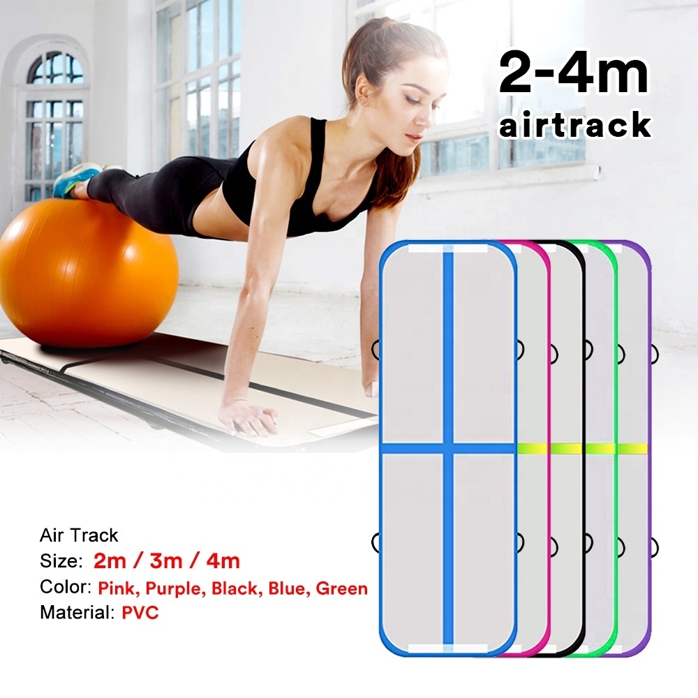 Gymnastics Air Mat 2m 3m 4m professional Inflatable air track  Yoga Sport fight pad prevent injuries tumbling mats