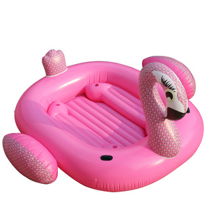 6 Person Huge Lake Party Raft Unicorn Giant Inflatable Water Flamingo Pool Float Island inflatable Animal boat float