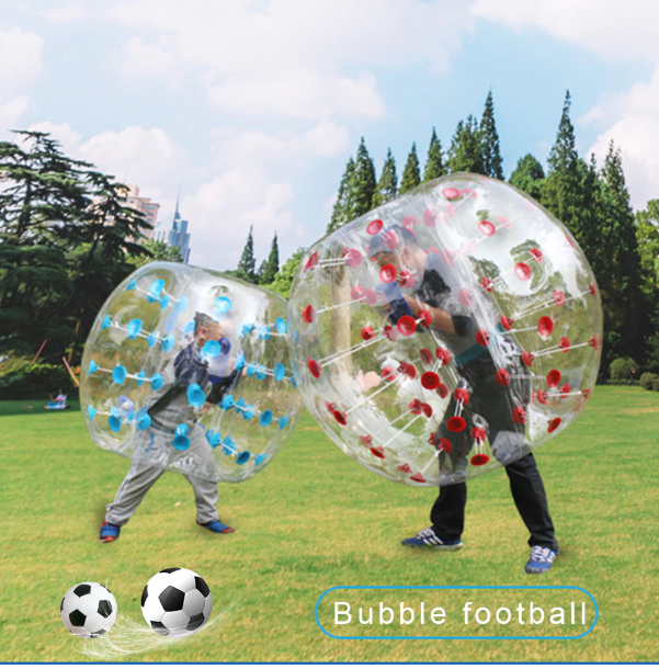 Custom human sized soccer bubble inflatable bumper bubble ball for football