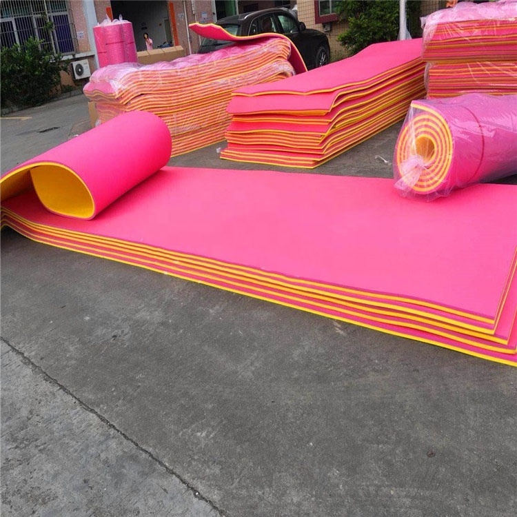 260*90*33cm High Quality Xpe  swimming pool mattress  Inflatable Pool Mattress Floating Raft pink Foam Pool Float