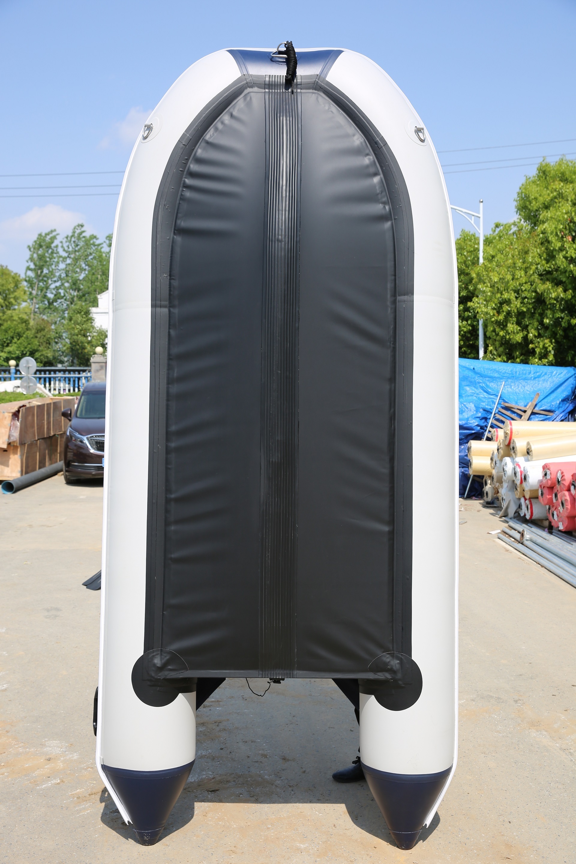 China manufactures inflatable plastic boat inflatable dinghy rescue fishing yacht boat for sale