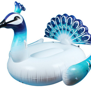 Spot Factory direct peacock flying water inflatable mount floating bed floating row swimming ring adult children's toys