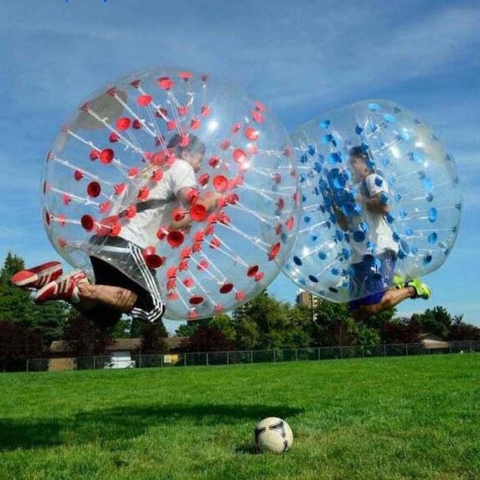 Custom human sized soccer bubble inflatable bumper bubble ball for football