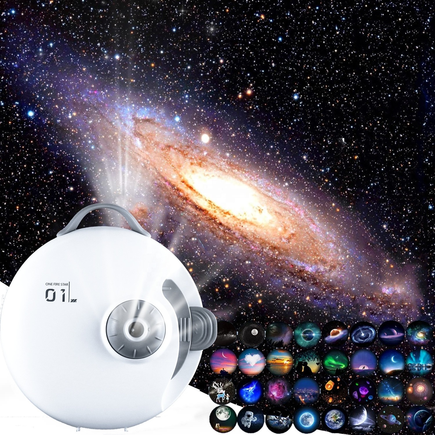 2023 NEW 12 in 1 Starry Sky Planetarium Projector 360 Degree Rotate Kids Night Lights 12 in 1 Starry Sky Galaxy Projector Night