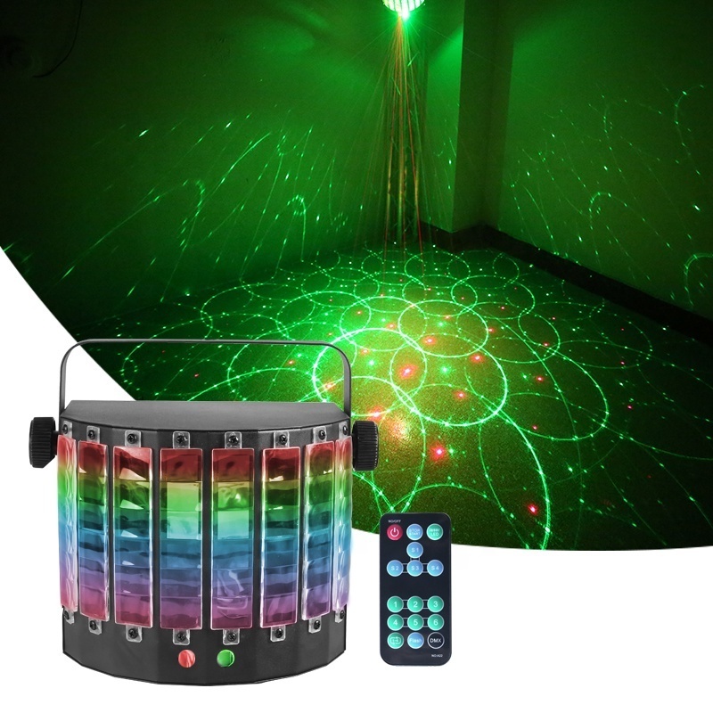 Fashion design white Super hotsale laser light+LED beam dj derby light disco party butterfly Effect led stage Light