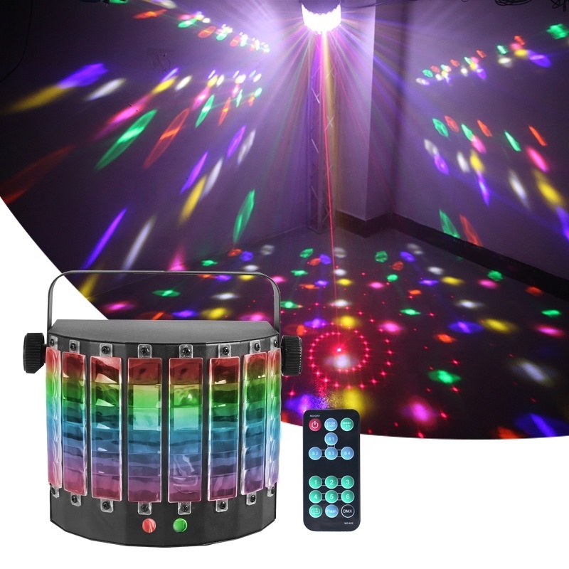 Fashion design white Super hotsale laser light+LED beam dj derby light disco party butterfly Effect led stage Light