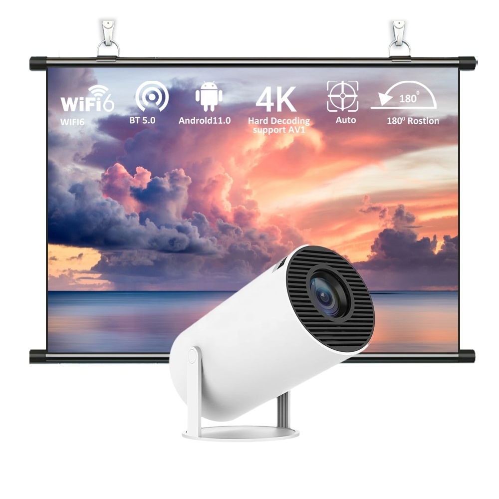 Factory HY300 Smart Android 11 WiFi Projecteur Outdoor Home Theater Portable Mini Projector 4k