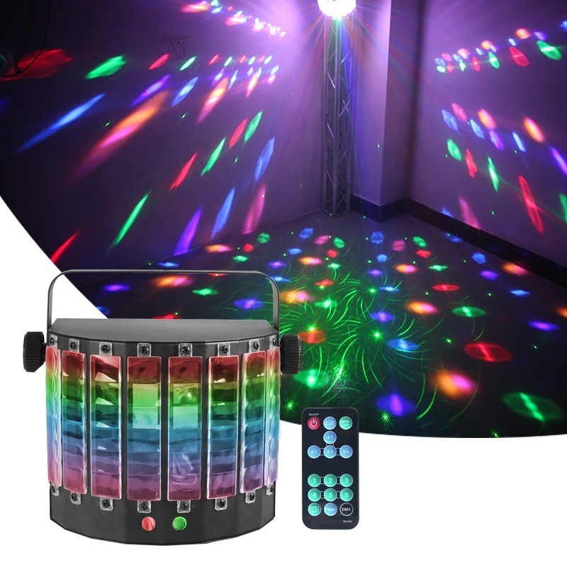 Fashion design white Super hotsale laser light+LED beam dj derby light disco party butterfly Effect led stage Light