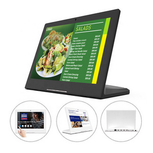 Touch Screen 10" 13" 14" 15" 17" Inch NFC Tablet PC Android POS Restaurant Ordering Kiosk Tablet L Shape Tablets