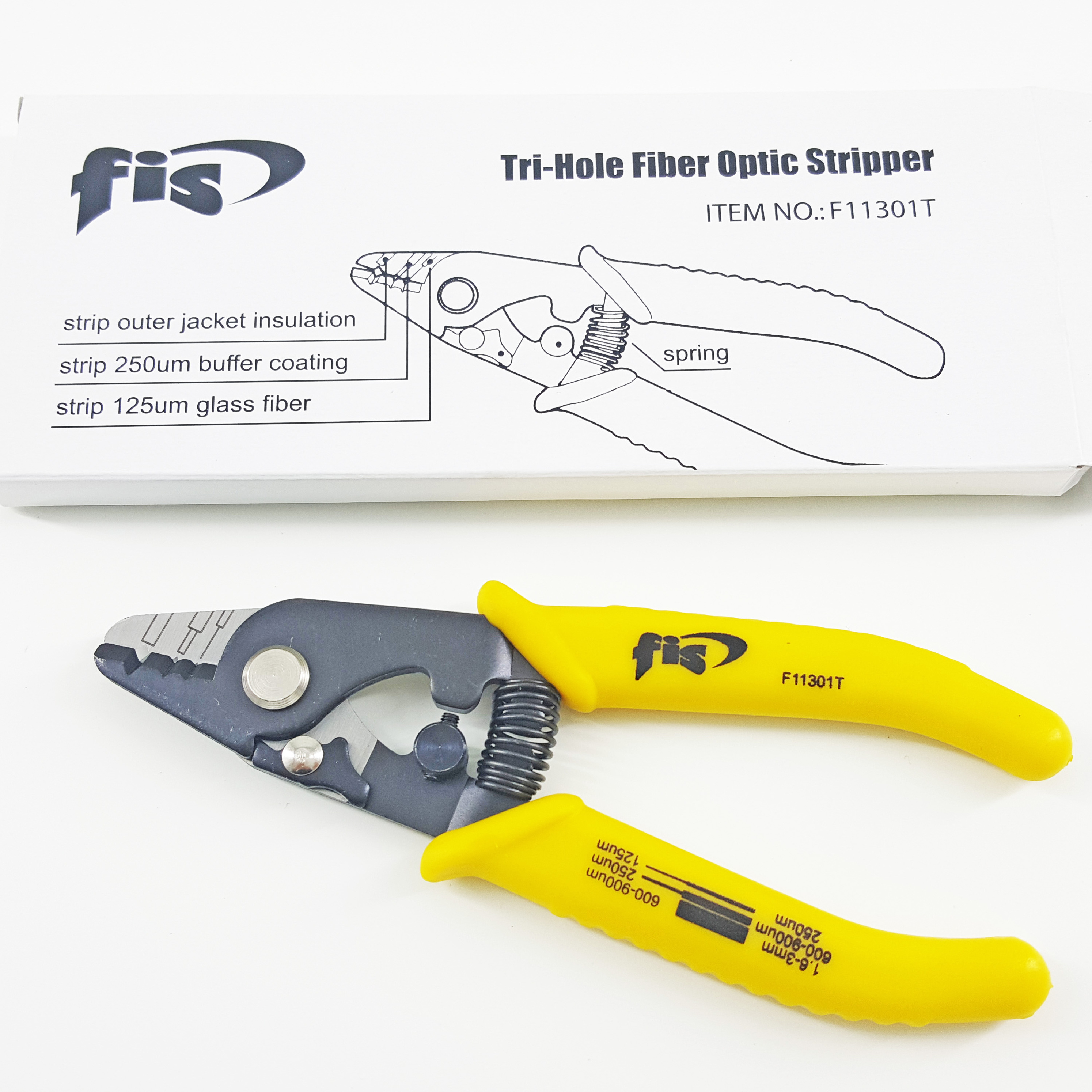 Chinese supplier Optical Fiber stripper 3 ports fiber cutter tools Model F11301T