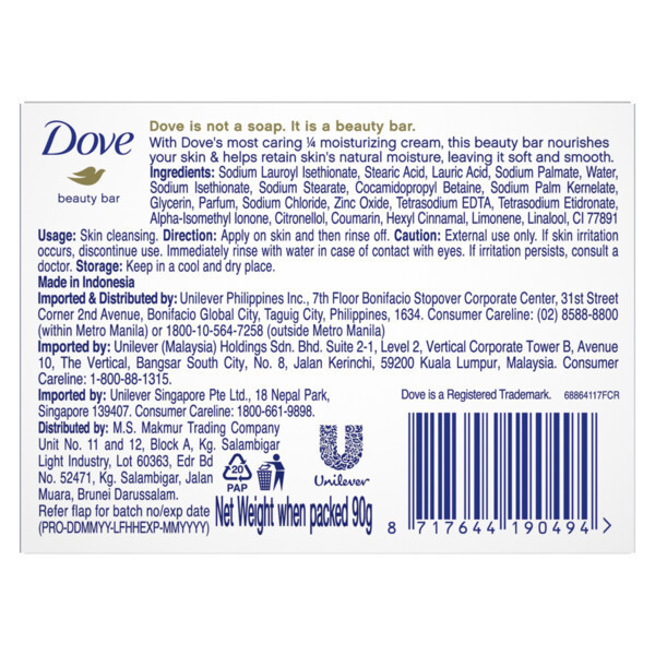 Wholesale Authorized 90g Dove Soap Bar