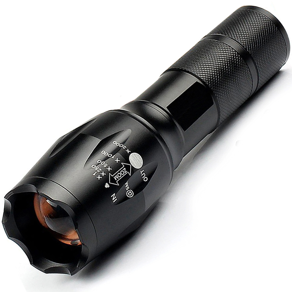 IHUAlite Portable Handheld 10W LED Aluminum Tactical Flashlight