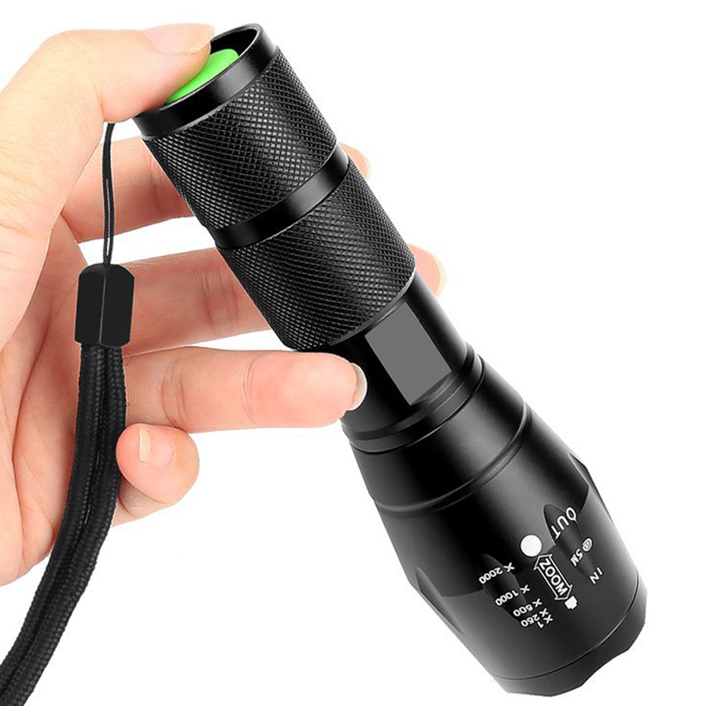 IHUAlite Portable Handheld 10W LED Aluminum Tactical Flashlight