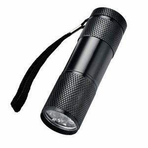 IHUAlite Best Aluminum 9 LED Mini Flashlight Torch Flash Light