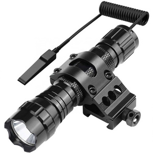 IHUAlite 1000 Lumens LED Tactical Best Hunting Flashlight Torch with Mount