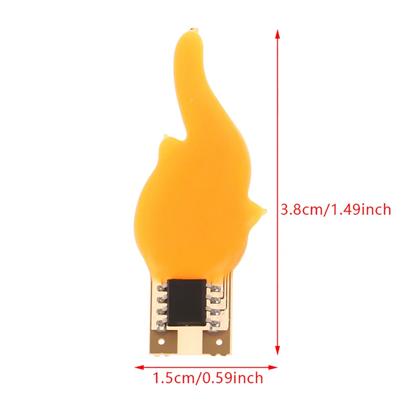 3V Led Cob Flash Candles Flame LED Filament 2200K Diode Edison Decoration Light Bulb Accessories Candle Light DIY Letter