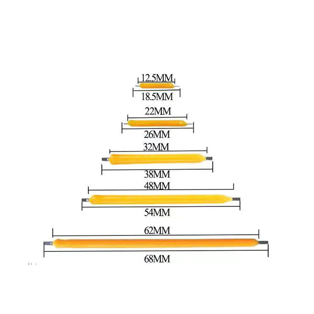 Cob Filament Led for LED Cob Filament Bulb 360 Degree Energy Saving 3V 12V 24V 38mm 65mm DC Aluminum Free Samples 80 Asia 24 100