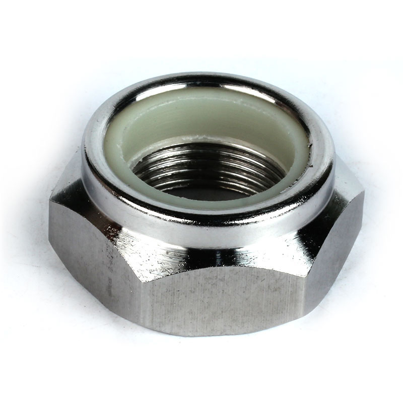 ISO10511 Hexagon Nylon Lock Thin Nuts M30 A4 316 Stainless Steel Lock Nut Nylon Insert