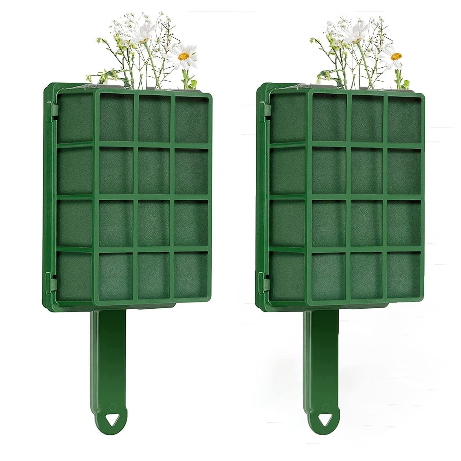 Floral Foam Cage Wet and Dry Flower Holder with Artificial Flowers for Wedding Floral Arrangements Home Decoration