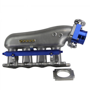 Upgrade Intake Manifold +80mm Throttle Body+Fuel Rail Fits For Mits*ubishi Lancer Evolution 4G63T EVO 4 5 6 7 8 9