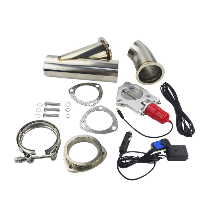 Universal 2.5 Inch 3 Inch Electric Exhaust Cutout Catback Downpipe Cut Out Valve Remote Control Kit