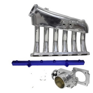 Intake Manifold w/Throttle body Fuel Rail Kit Fits For  E36 E46 M50 M52 M54 325i 328i 323i M3 Z3 E39 528i