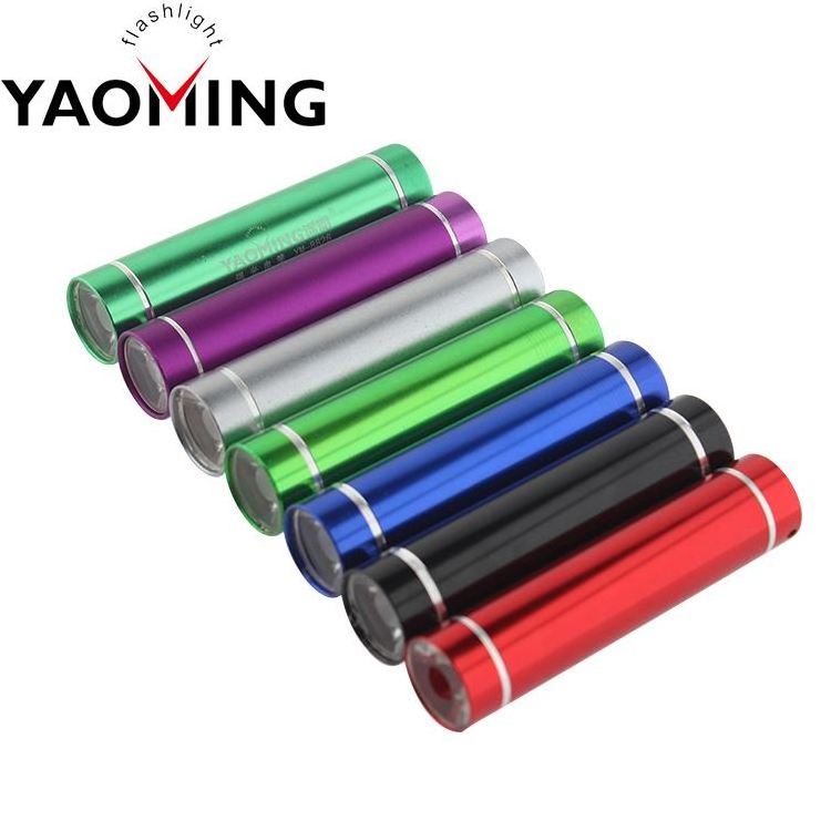 1.5W Multi Color Pocket Best LED Flashlight AAA Battery LED Promotional Gift mini  Flashlight