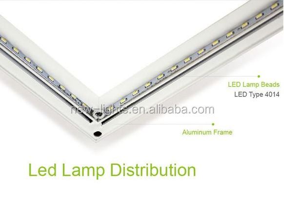 Factory price high lumen 24x24inch 6060 36W 40W 4000K Bright White surface square Flat led panel light ceiling lighting