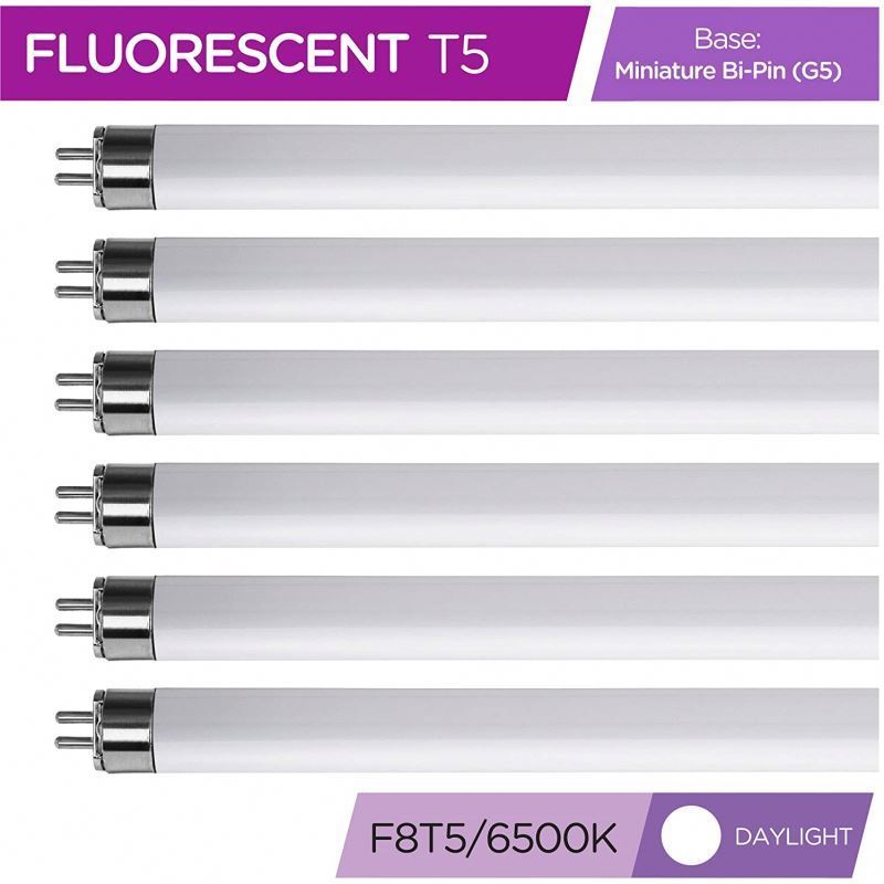 G5 Bi-pin F8T5/CW - T5 Fluorescent 4100K Cool White - 8 Watt - 12