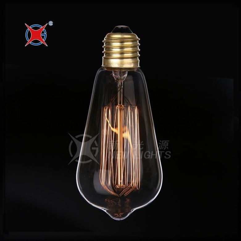 Edison Incandescent Bulbs Lighting ST64 T45 A19 C35 carbon filament