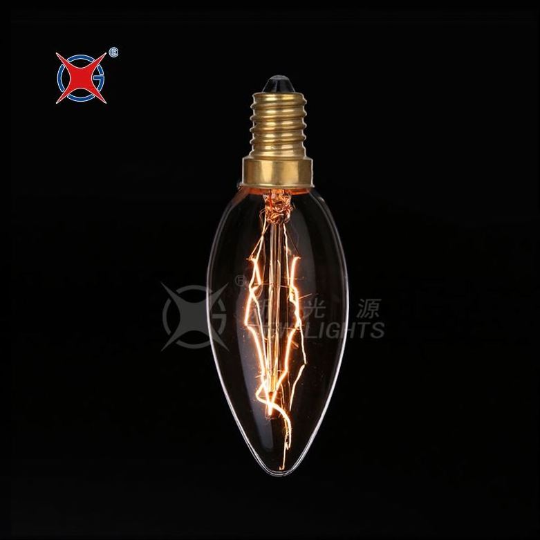 Edison Incandescent Bulbs Lighting ST64 T45 A19 C35 carbon filament