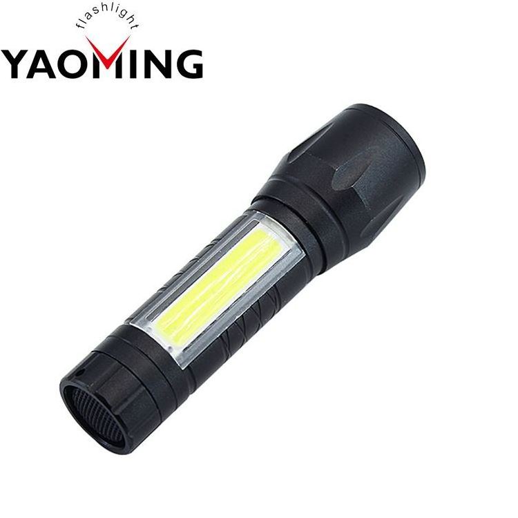 Aluminum Alloy High Quality Led Torch AA Dry Battery COB Mini Flashlight