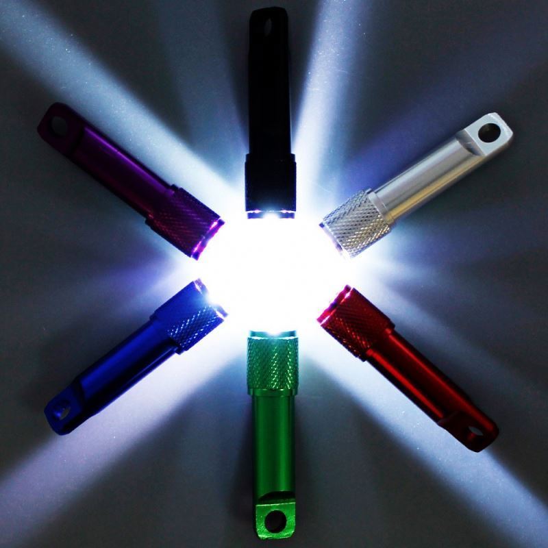 keychain flashlight promotional keyring mini torch kids Super Mini Key Chain Flashlights for gift