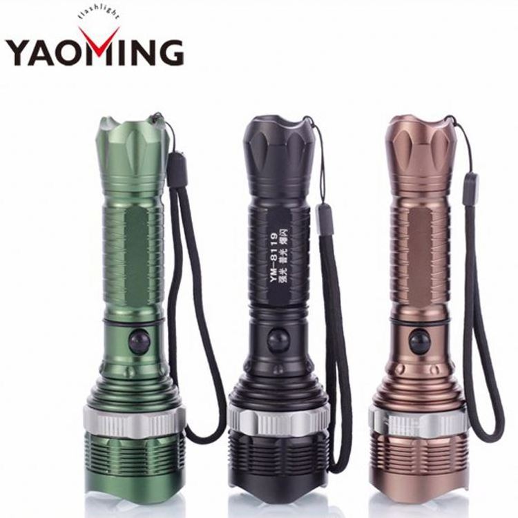 Powerful 1000m Range LED Light High Power Rechargeable Flashlight Long Focus Torch