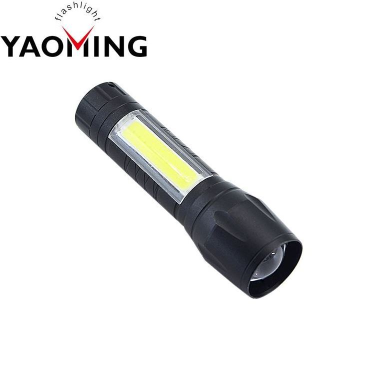 Aluminum Alloy High Quality Led Torch AA Dry Battery COB Mini Flashlight