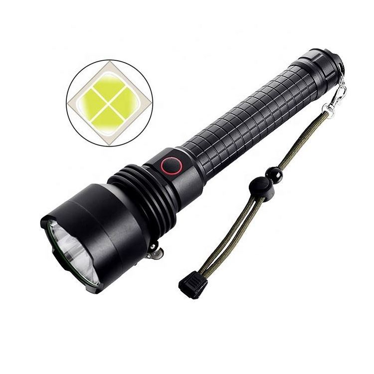 High Power 20W XHP50 Led Flashlight Long Distance Hunting Aluminum Torch USB Rechargeable Flashlight