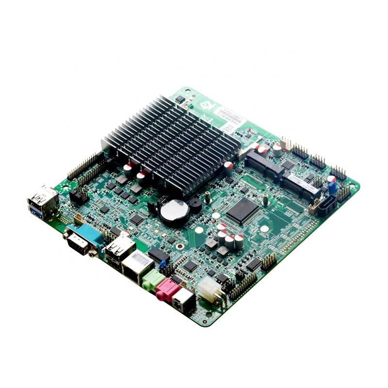 Quad Core Fanless Mini Embedded Industrial Pc Motherboard New Product J1900  Ultra Thin Itx Mainboard with 8 Usb