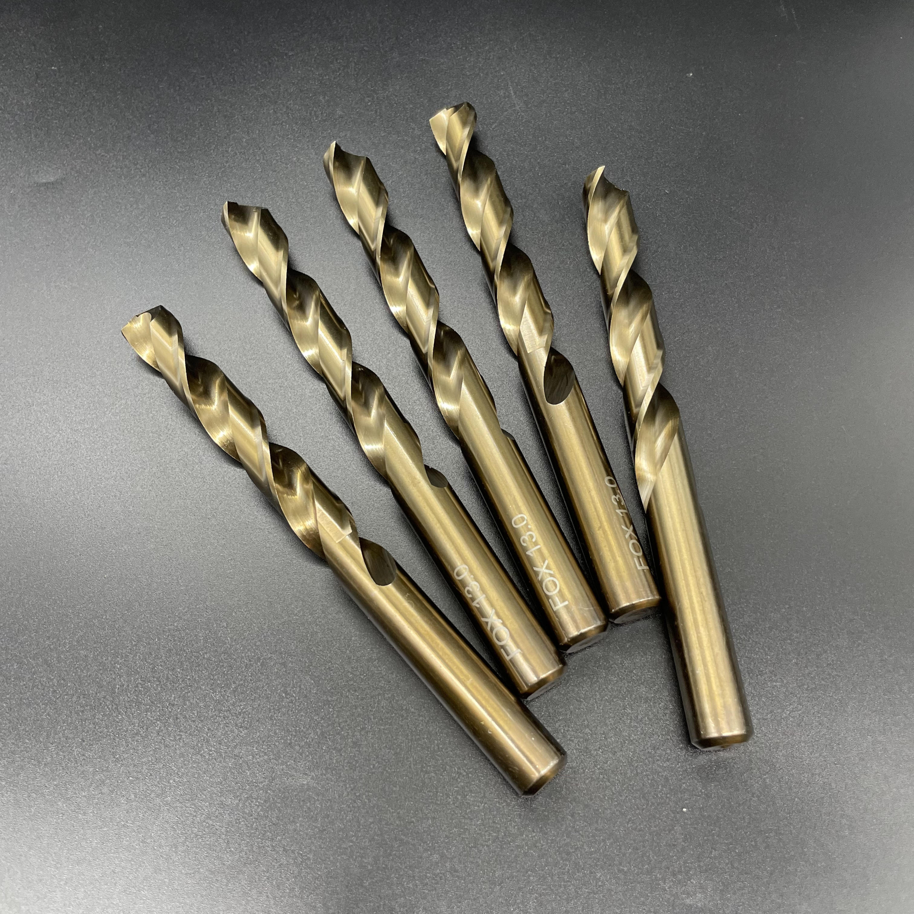 The Best Quality Surface Titanium Treatment OEM ODM Drill Bit HSS Full Grinding Straight Shank Twist Drill