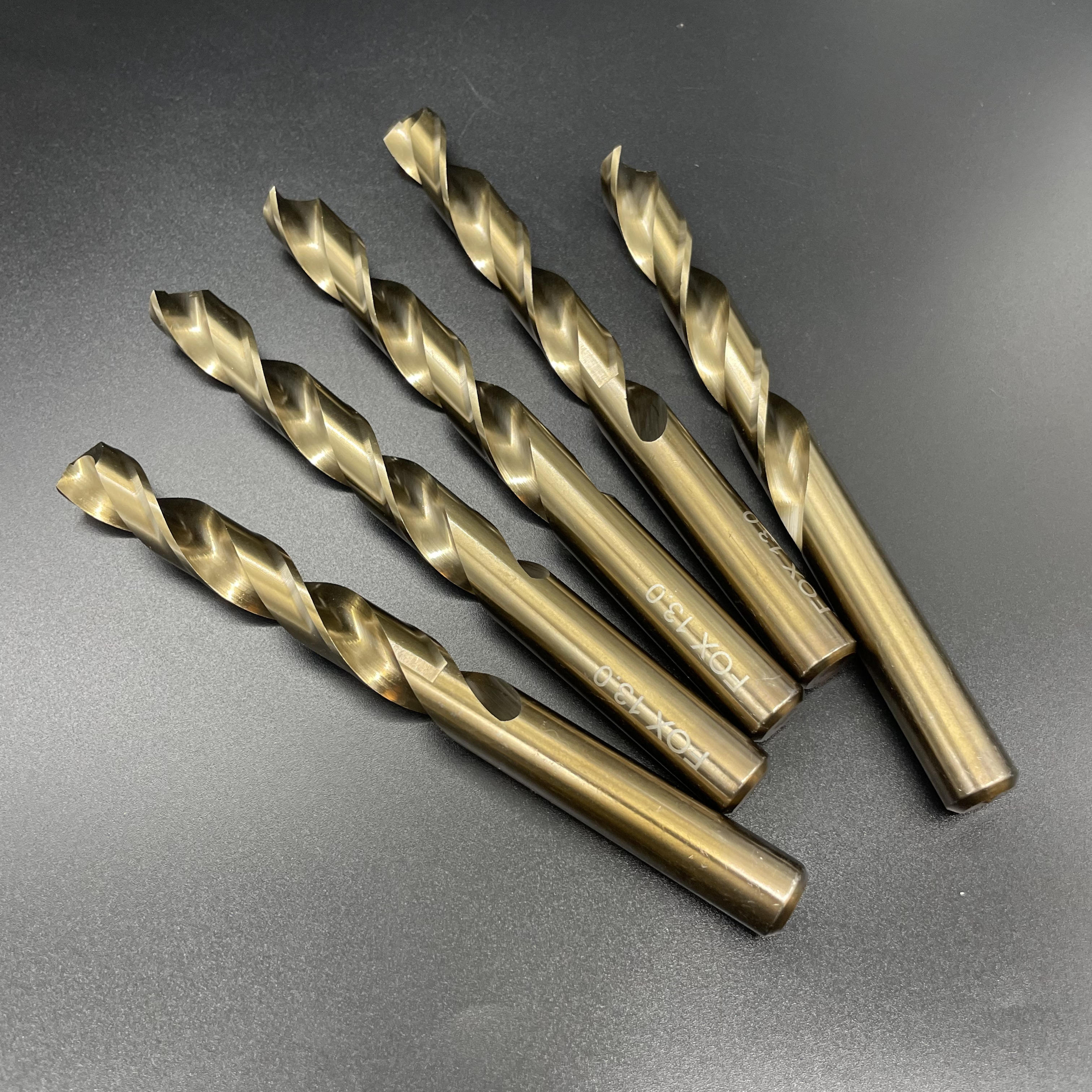 The Best Quality Surface Titanium Treatment OEM ODM Drill Bit HSS Full Grinding Straight Shank Twist Drill