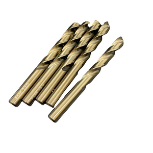 The Best Quality Surface Titanium Treatment OEM ODM Drill Bit HSS Full Grinding Straight Shank Twist Drill