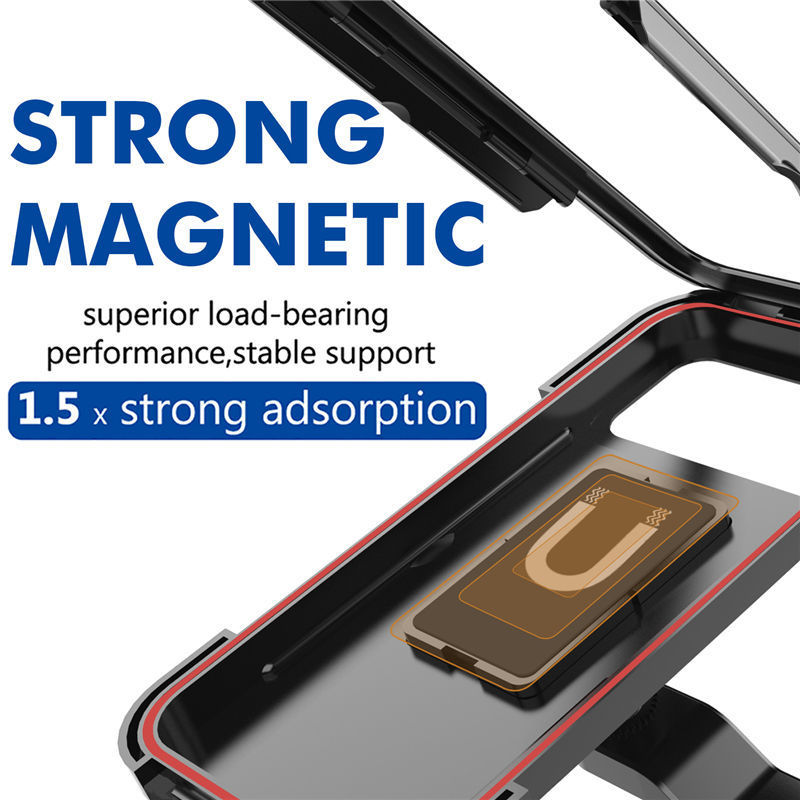 Hot Sale Foldable Waterproof Car Mobile Holders Magnetic Motorcycle Magnet Bike Stand Phone Holder For Mobile Phone