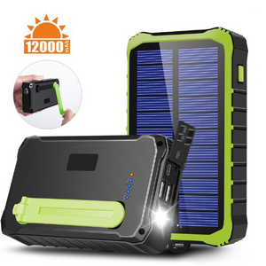 Portable ultra-large capacity solar panels hand-cranked power generation charging phone power bank powerbank 10000mah