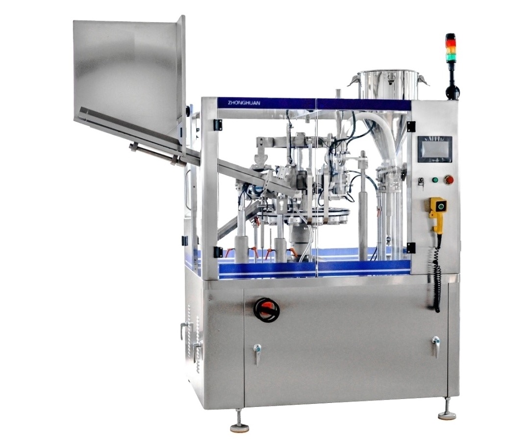 Shanghai chasing AUE full-automatic plastic tube filling machine and sealing machine