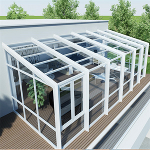 Sunrooms Aluminium Glass Sunroom For Solarium Free Standing Sunroom