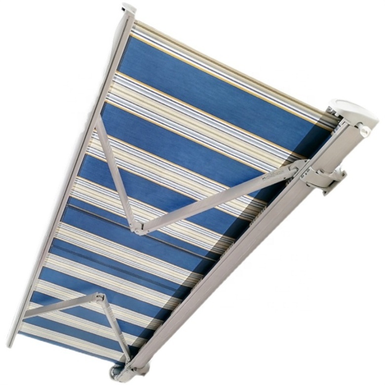 Sliding Sunshade Canopy Roof Outdoor Modern Full Retractable Awning Roof Motorized Patio Retractable Roof