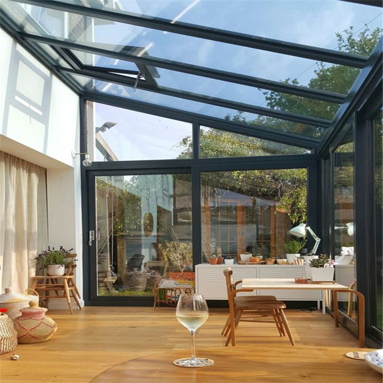 Sunrooms Aluminium Glass Sunroom For Solarium Free Standing Sunroom